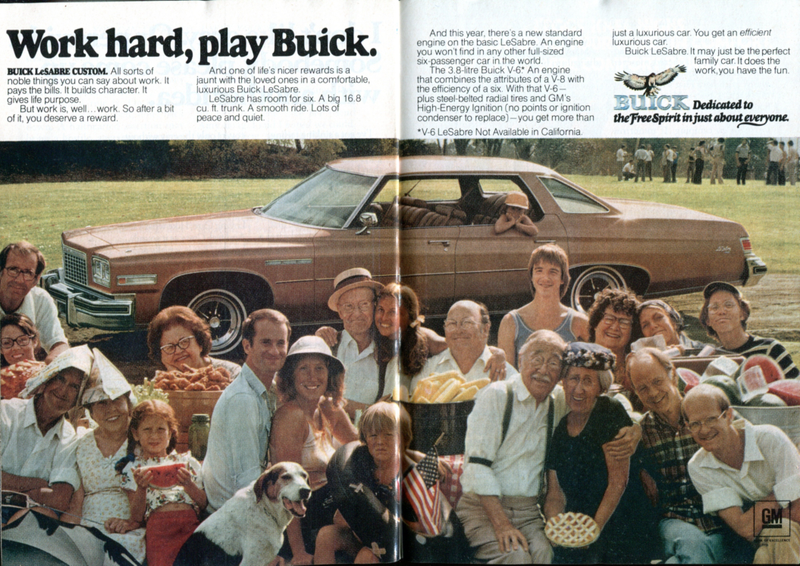 1975 Buick LeSabre Custom Advertisement Readers Digest October 1975 via SenseiAlan